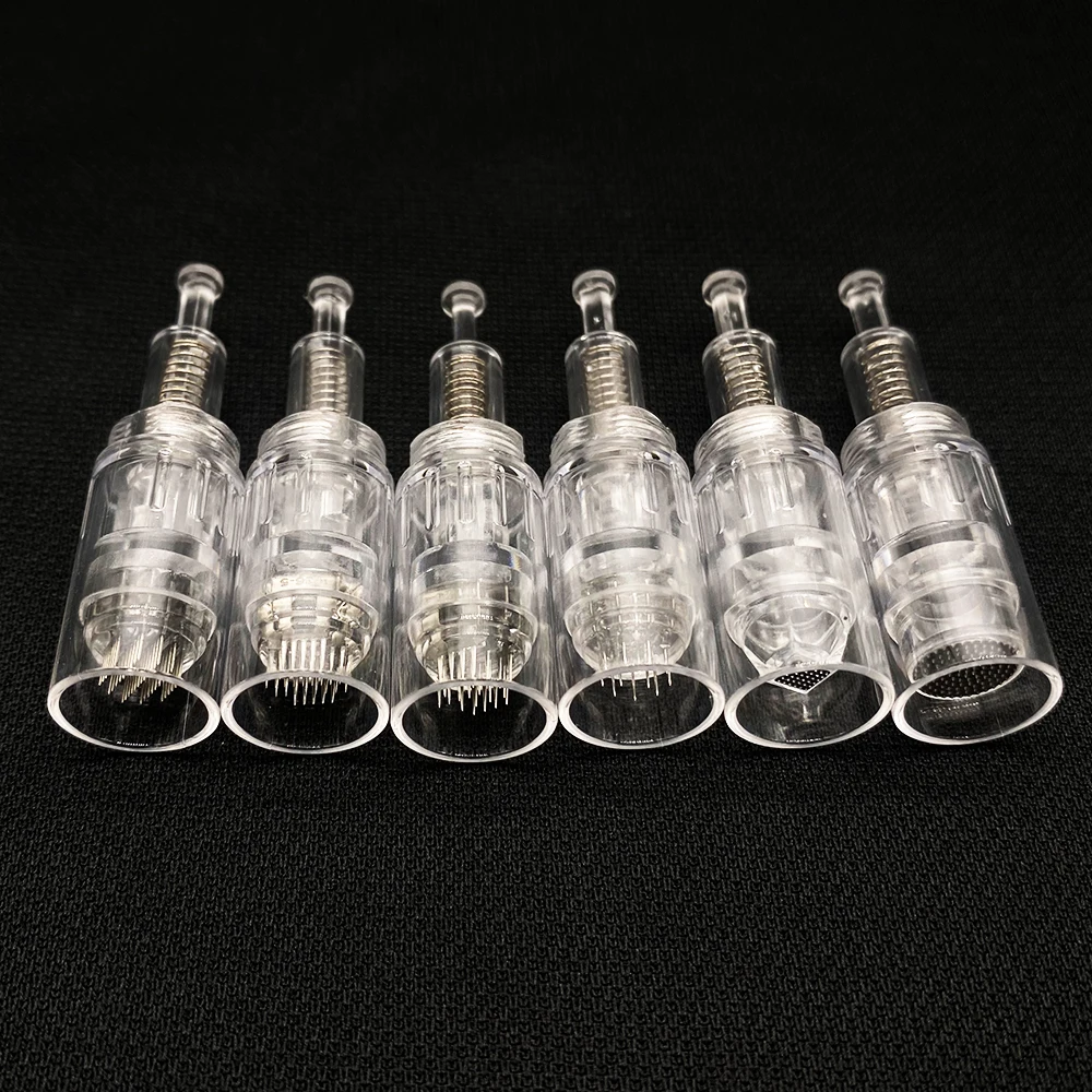 

50PCS Electric Derma Pen Needles 9 12 36 42 pin MYM Cartridge For Auto Derma Pen Dr. Pen Needle screw Tip Screw head