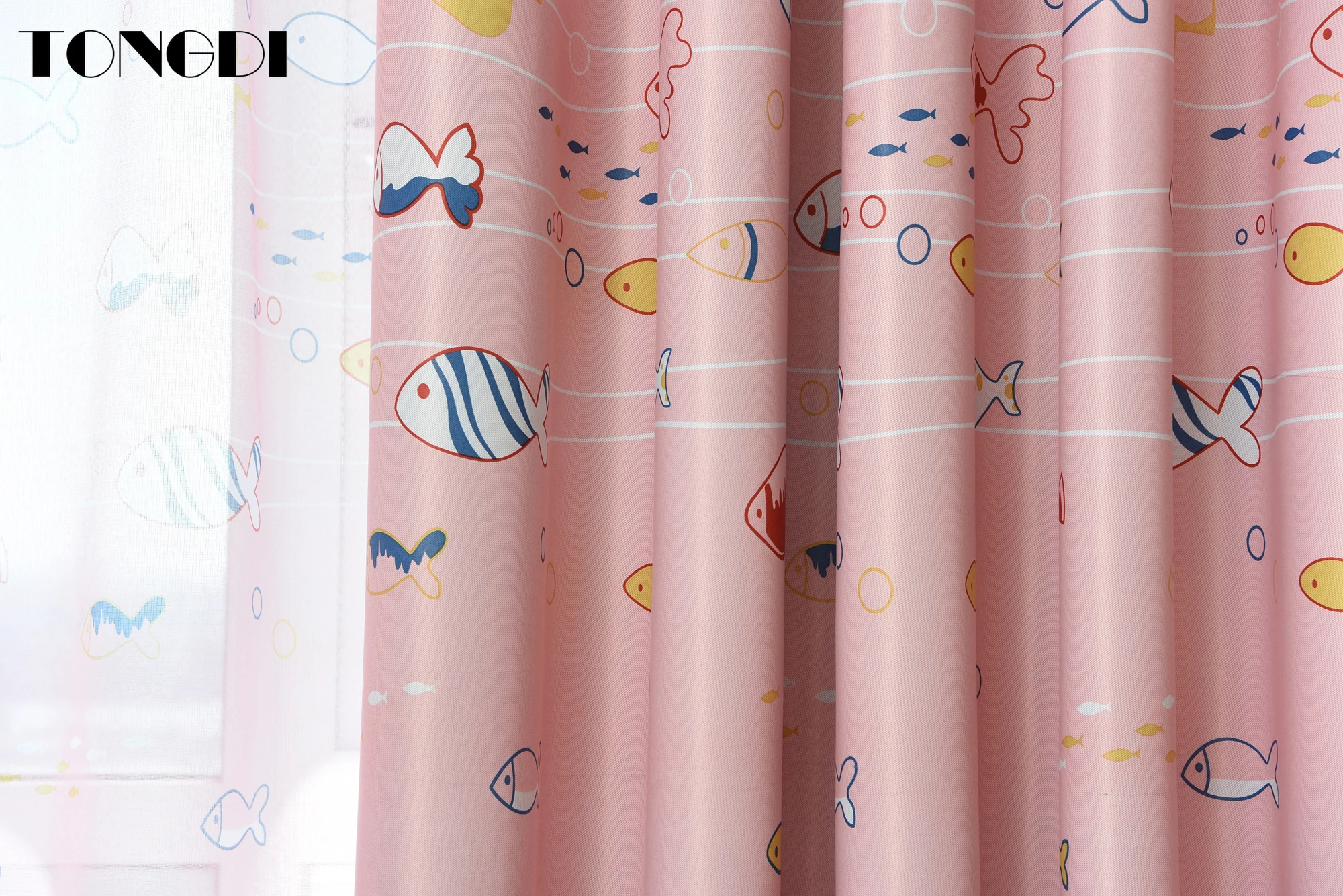 Плотные Занавески TONGDI с принтом для детей высококачественные украшения дома