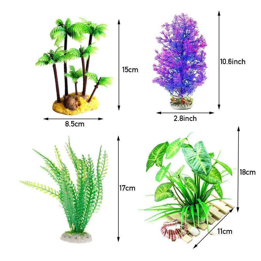 

Simulation Plastic Water Grass Underwater Plants Fish Decoration Aquarium Viewing Supplies Tank Decorations Water Aquarium S9C0
