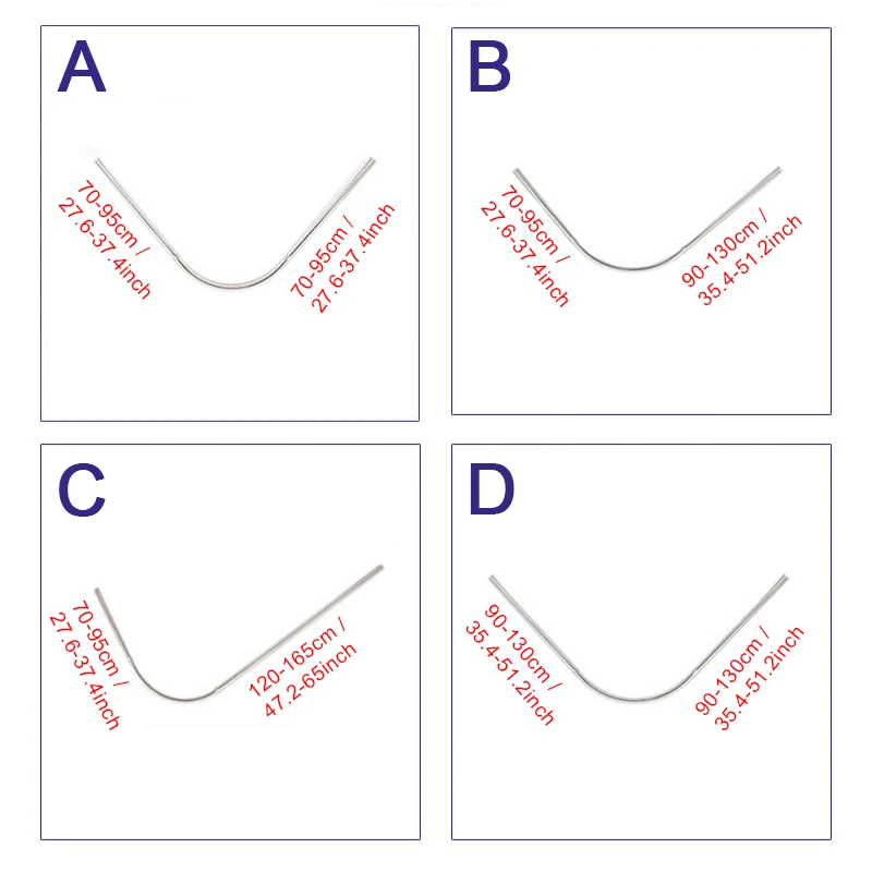 

304 Stainless Steel Extendable Corner Shower Curtain Rod Pole L Shape No Punching Rail Rod Bar Bathroom Hardware Heavy Loaded