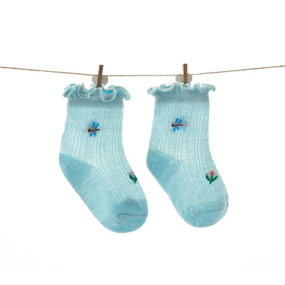 

5Pair Summer New Baby Socks Cute Lace Flower Floral Newborn Toddler Kids Girl Foot Sock Princess Girls First Walkers Prewalker