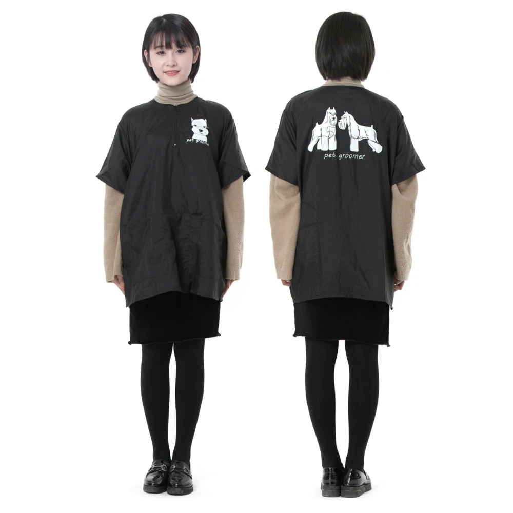 

Beauty Salon Smock Pet Shop Work Uniform Dog Grooming Breatheable Beautician Apron Waterproof Pet Grooming Smock Cape