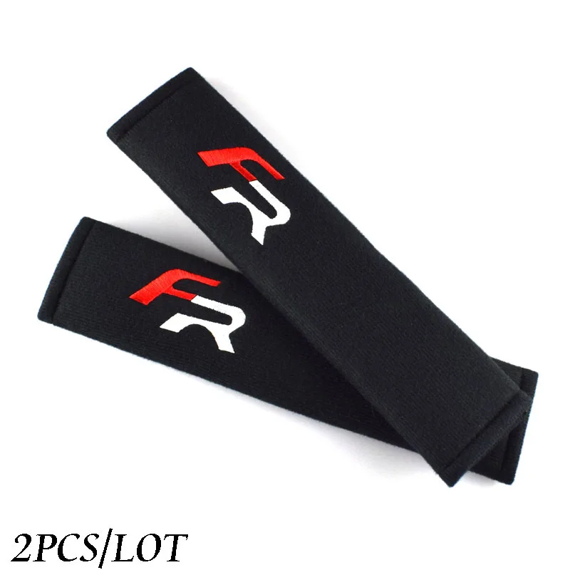 2PCS Suitable for FR Car Interior Trim Suit Seat Belt Cover Protective Cotton Velvet Pad Accessories | Автомобили и мотоциклы