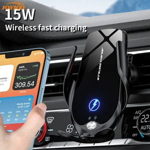 car mobile phone wireless charging bracket magnetic charger air outlet mount automatic opening and closing free global shipping