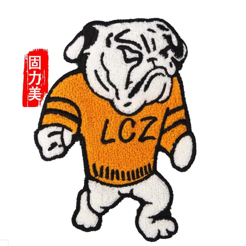 1 шт. вышивка нашивки в форме собак для Куртки полотенце значки с героями