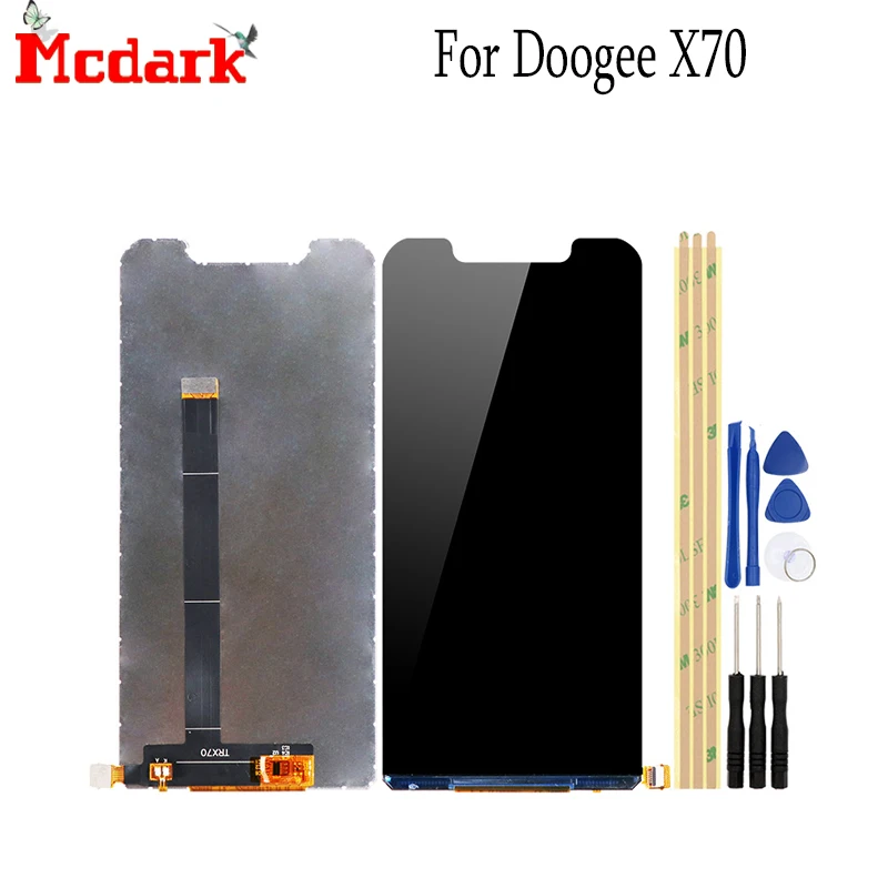 ЖК-экран для Doogee X70 5 дюймов мобильный телефон запасные аксессуары ЖК-дисплей