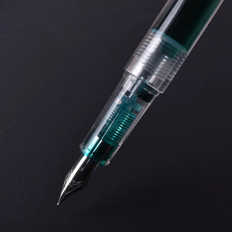 Ручка перьевая Прозрачная с наполнителем демонстрационная чернильная ручка для