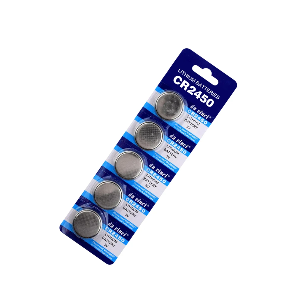 

10Pcs/2Packs cr2450 Button Battery 3V ECR2450 KCR2450 5029LC LM2450 DL2450 BR2450 CR 2450 Lithium Watch Game Cell Coin Batteries