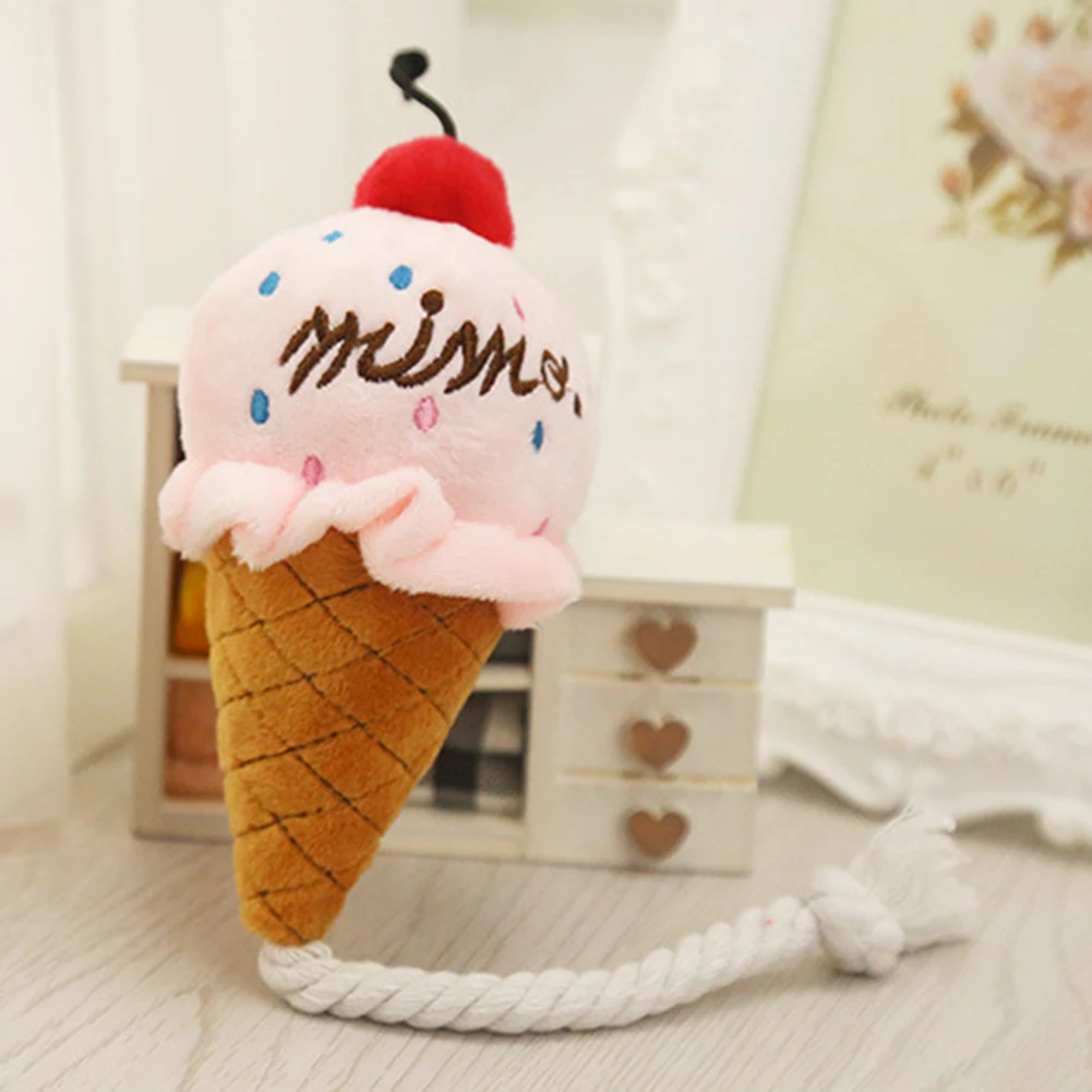 TINGHAO Милая брикет писк питомца жевательное мороженое звуковые игрушки | Дом и сад