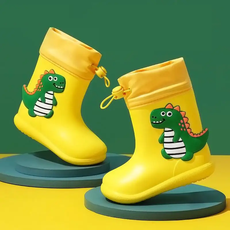 

Baby Rainboots Rubber Cute Cartoon Baby Boys Rain Shoes Waterproof Girls Rainboots Toddler Girl Garden Shoes Children's Shoes