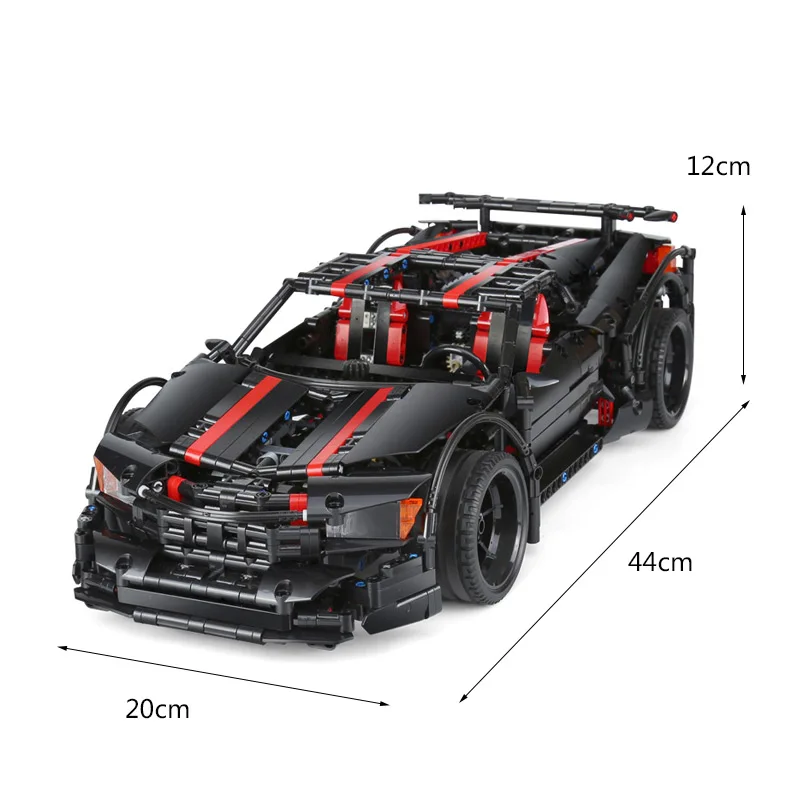 DHL XINGBAO 07003 MOC Technic автомобильные игрушки Assassin X19 Набор строительных блоков Кирпичи Модель автомобиля детские игрушки смешной Рождественский подарок - Цвет: 1814pcs