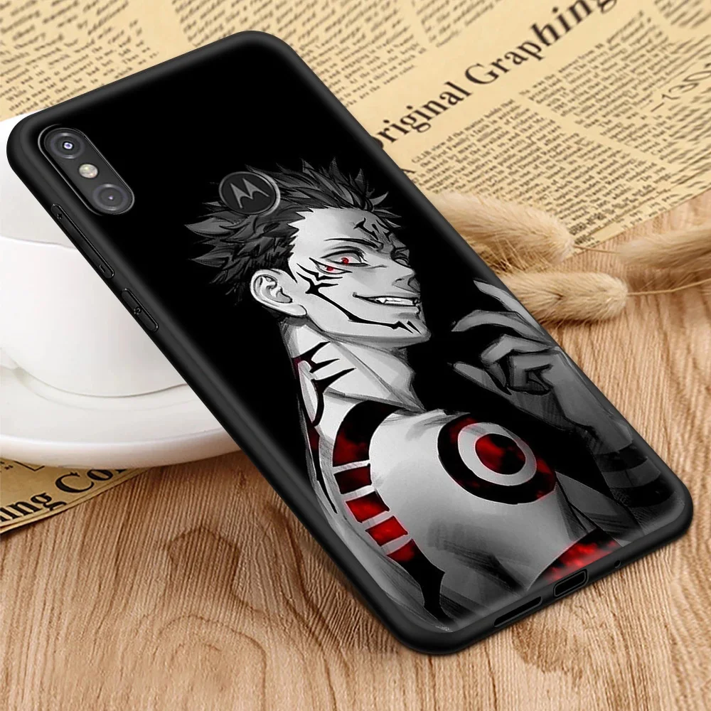 

Jujutsu Kaisen Anime Luxury Coque Cover for Motorola G8 G9 G Power E6S Edge G10 G30 G9 One Fusion Plus Play 5G Silicone Case