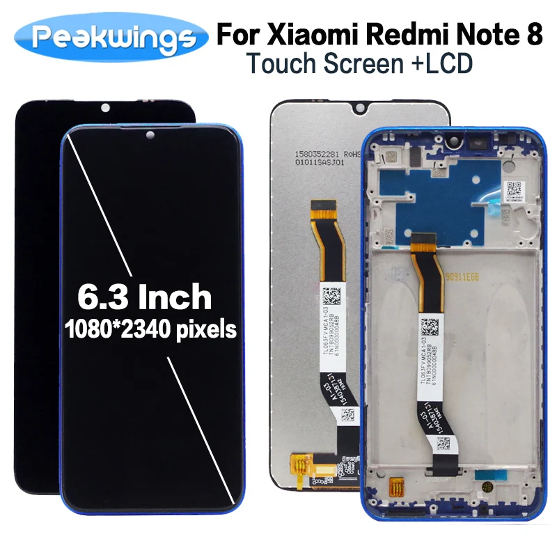 100% протестированный ЖК дисплей для Doogee T6 Pro экран с сенсорным сенсором в