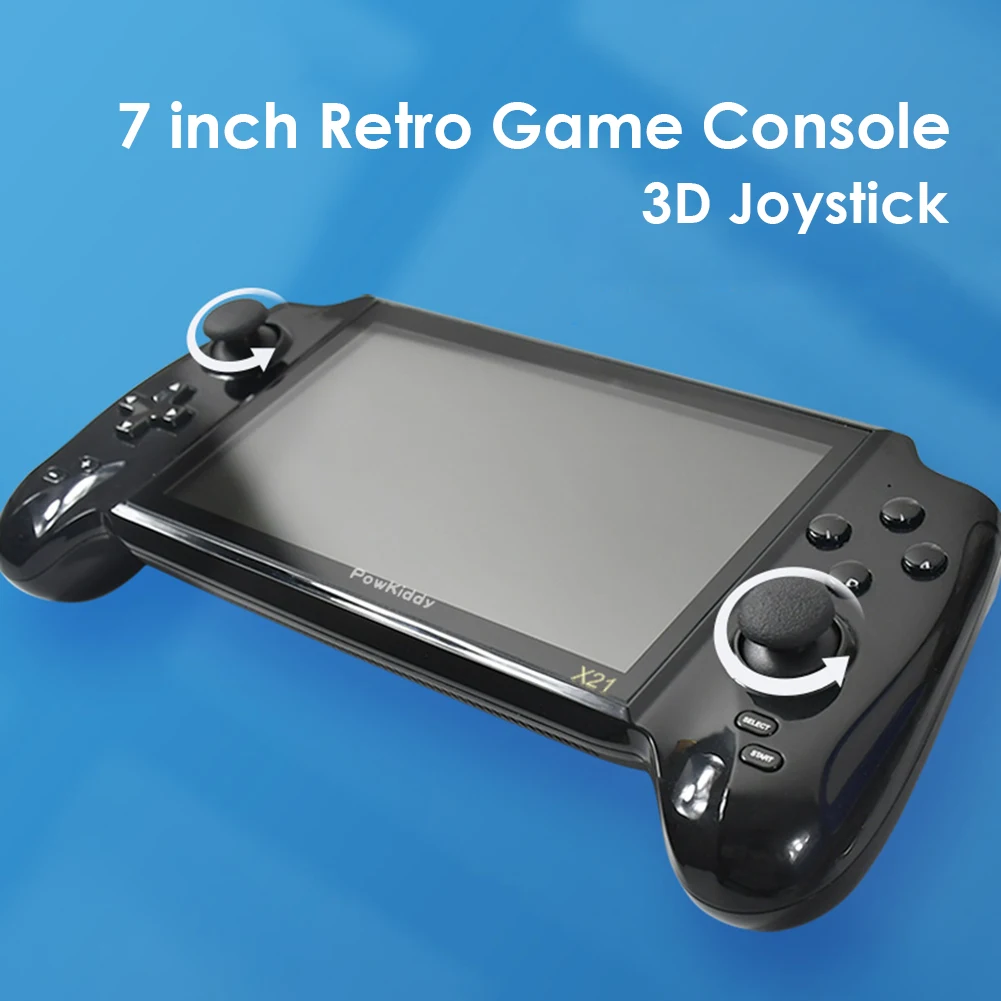 

X21 7 inch Pocket Game Console Built-In 3000 Video Games Linux Portable Retro Classic Handheld Dual Game Player