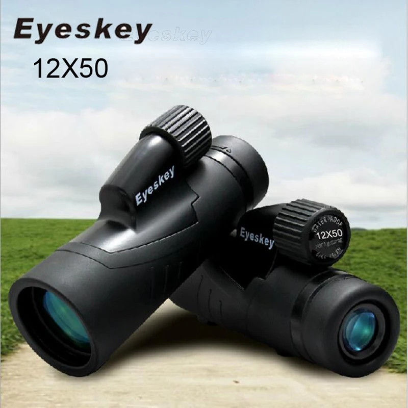 Монокулярный телескоп Eyeskey 12x50 мощный бинокль с оптикой призмы BaK4