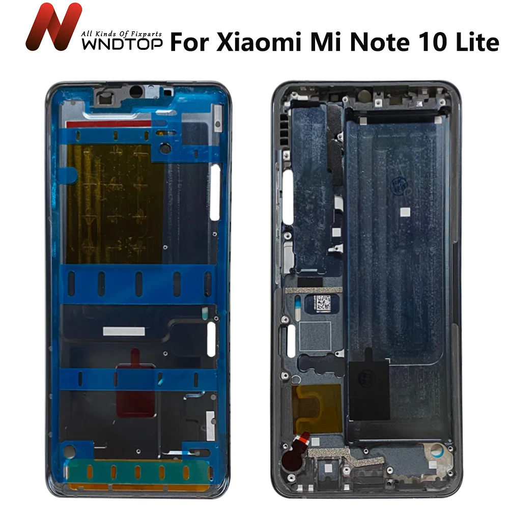 

NEW For Xiaomi Mi Note 10 Lite Middle Frame Plate Housing Bezel Faceplate Bezel LCD Supporting Front Frame Repair Parts