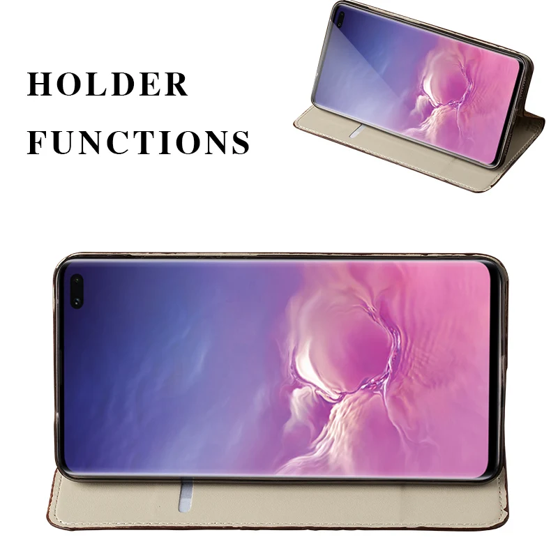 Кожаный флип-чехол для телефона Samsung A51 A71 4G A10 A20 A30 A40 A50 A50S A60 A70 A5 A7 A8 Plus J3 J5 J6 J7