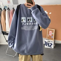 2021 sweatshirts men new arrivals lovers round neck printed sweater loose pullover price control fashion best sell