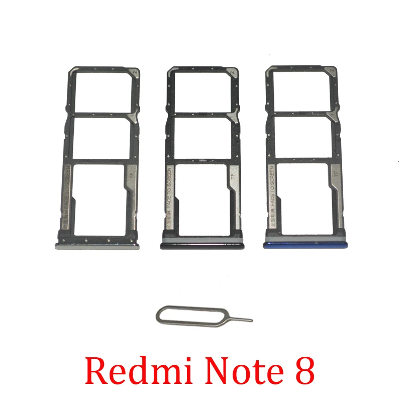 Лотки для SIM и SD карт телефона Xiaomi Redmi Note 8 Por 8T оригинальный держатель слота карты