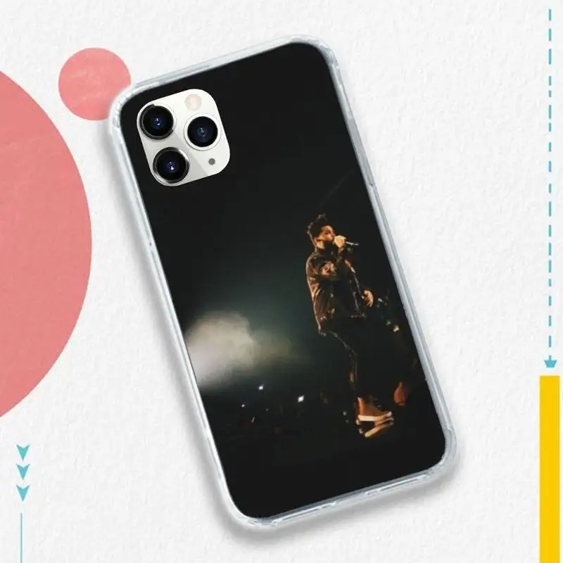 

The Weeknd Singer-songwriter Phone Case Transparent soft For iphone 5 5s 5c se 6 6s 7 8 11 12 plus mini x xs xr pro max
