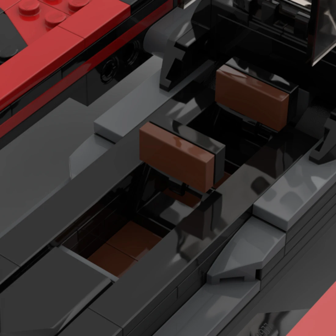 425Pcs MOC-86590 Maul Starfighter Nightbrother Spaceship Model Bricks Kit (Authorized and Designed by Brick_boss_pdf) - купить по