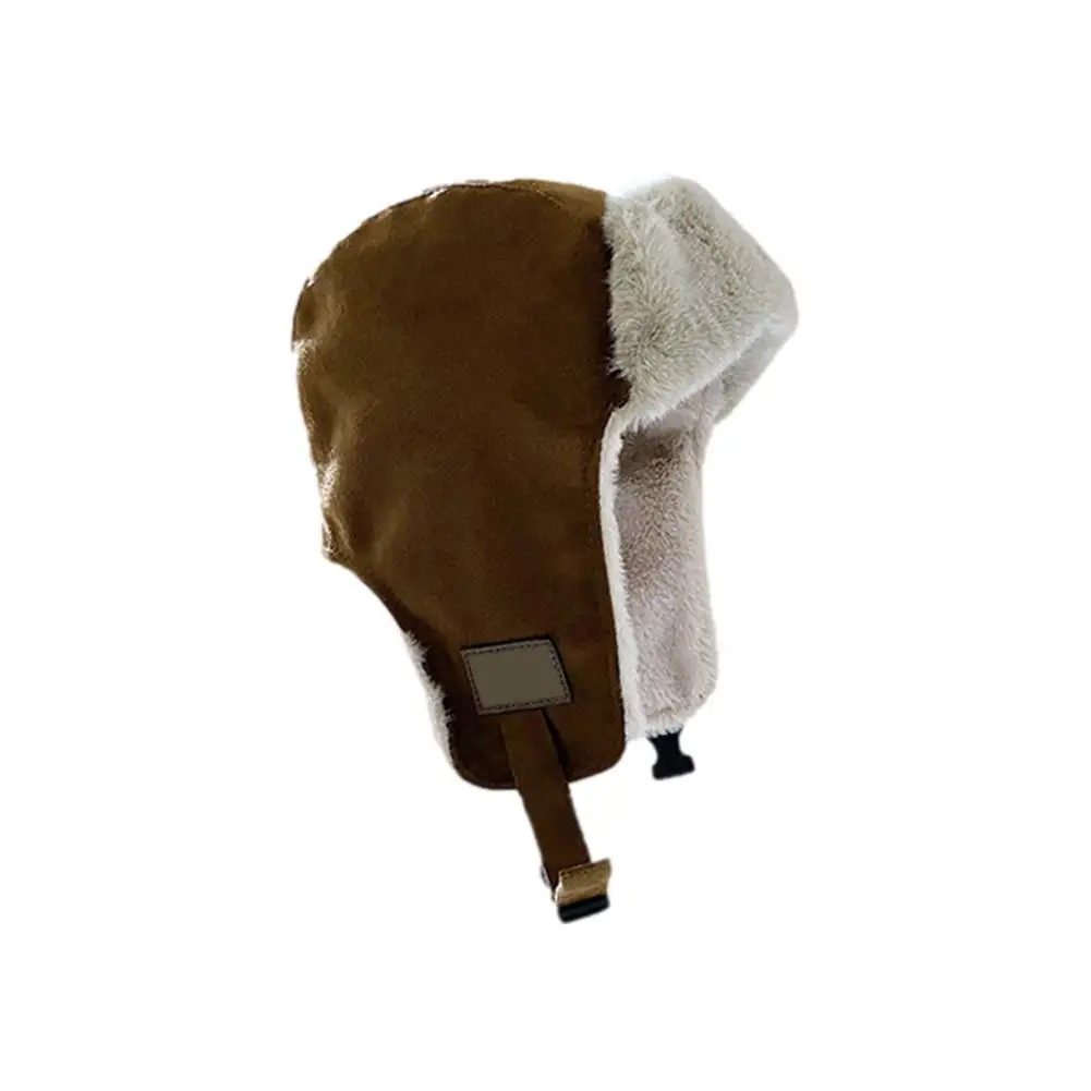 

Trapper Hat Unisex Winter Warm Hats Windproof Cotton Thickened Hat With Ear Flaps Ushanka Eskimo Pilot Aviators Cap Hat With