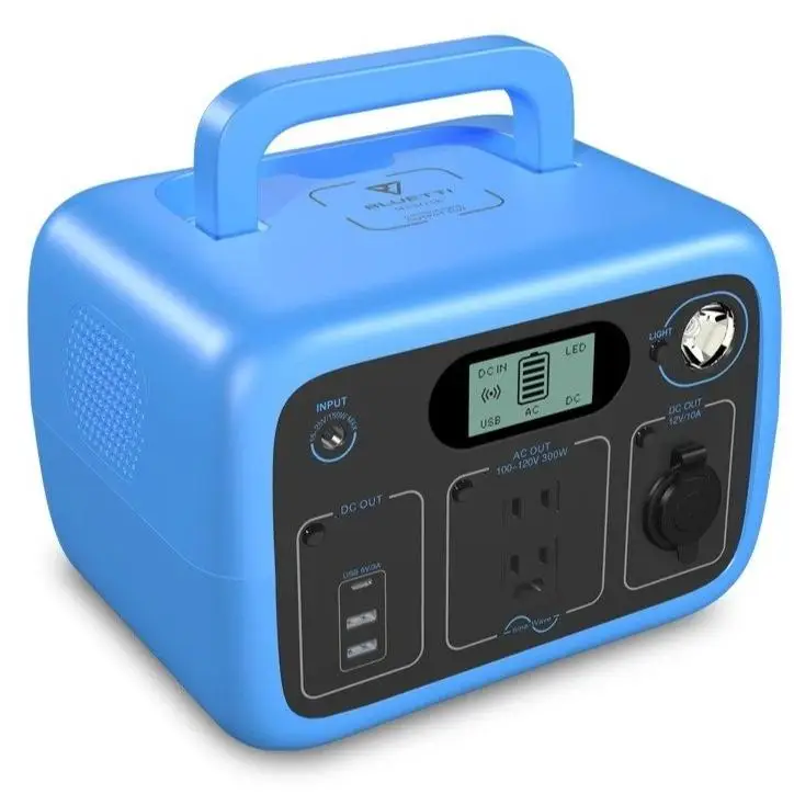 Bluetti-generador Solar port&aacute;til para emergencias, inversor de estaci&oacute;n de energ&iacute;a, almacenamiento de energ&iacute;a, carga r&aacute;pida, 220V, 300Wh-0
