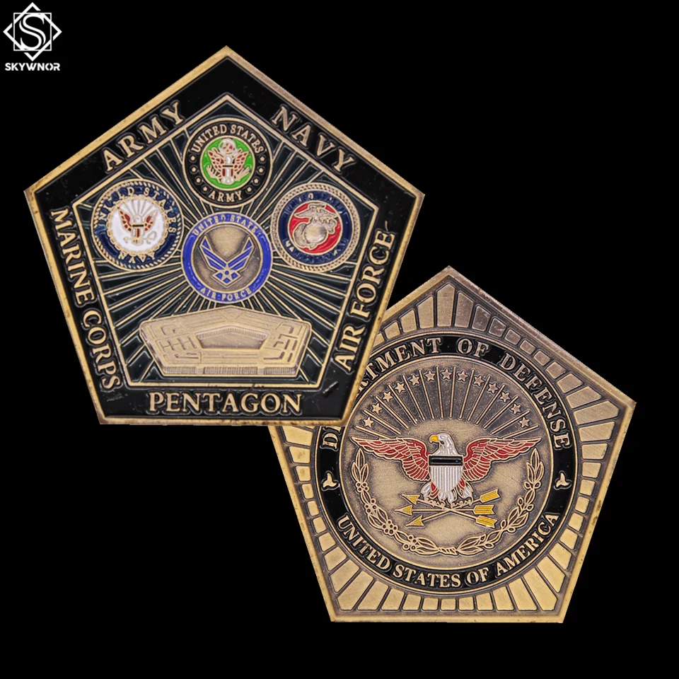 

USA Department Of Defense Amy Navy Air Force Pentagon Challenge US Coin Collection