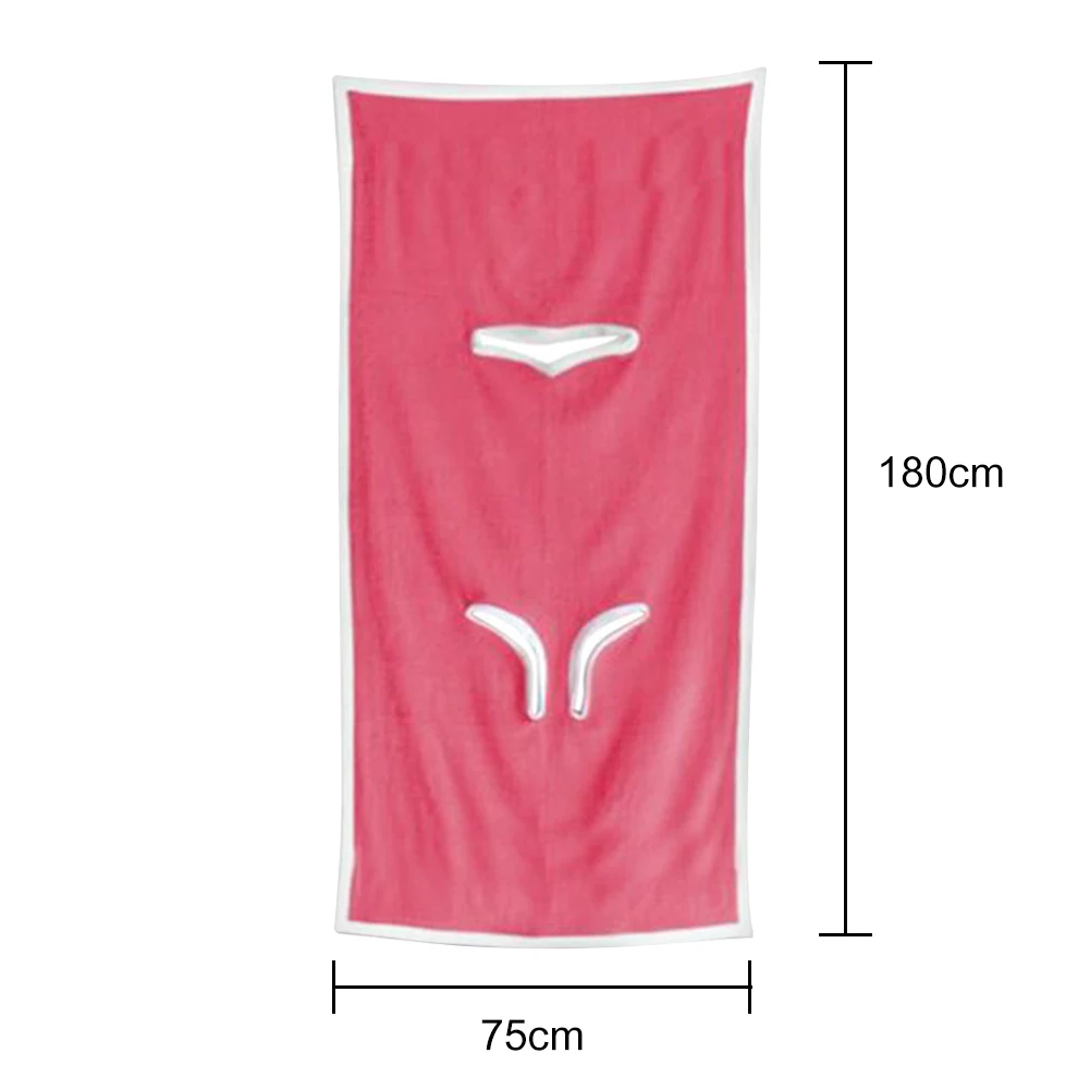 

Microfiber Towels Women Men Beach Towel Adult Wearable Beach Spa Robe Bath Wrap Towel The Beach in Summer