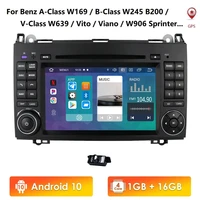 7 inches ips 2din android 10 1g16g auto radio fit mercedes benz sprinter b200 w245 w169 tuning accessories 4g dab rds obd wifi