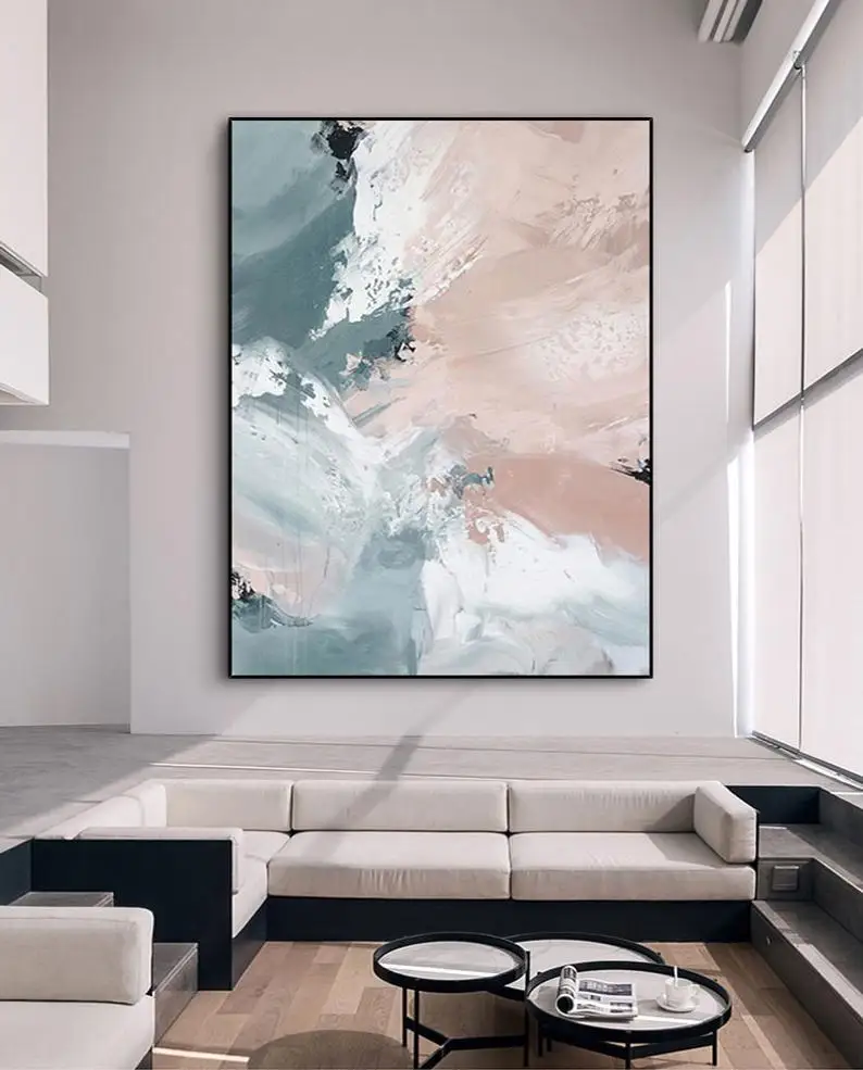 

modern Abstract Hand painted canvas oil paintings Large Wall Art For Home Decor for bedroom
