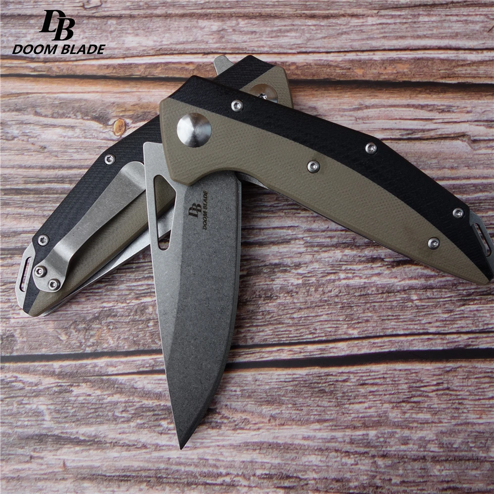 7," FH11 60-61HRC ножи G10 ручка складной нож Тактические Ножи Открытый Отдых EDC инструмент охотничий карманный нож s