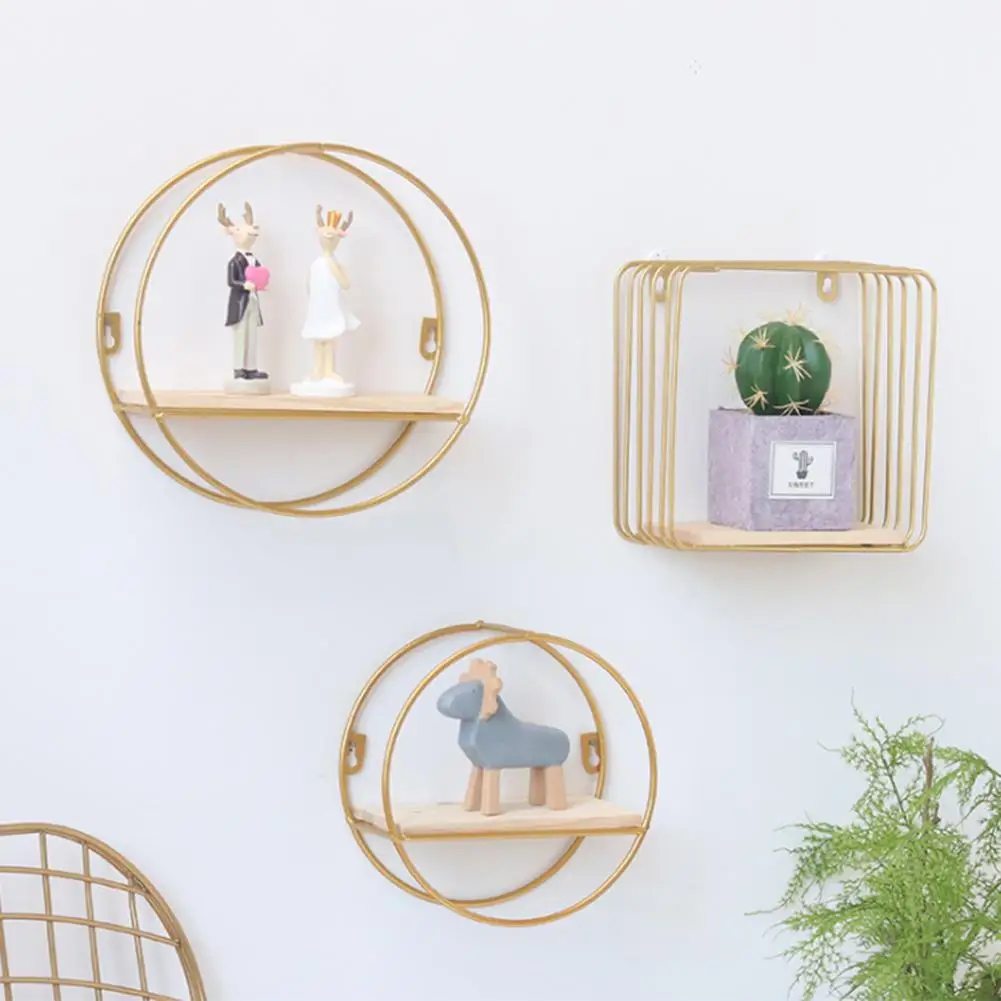 Многофункциональная стойка для хранения деревенские деревянные плавающие полки