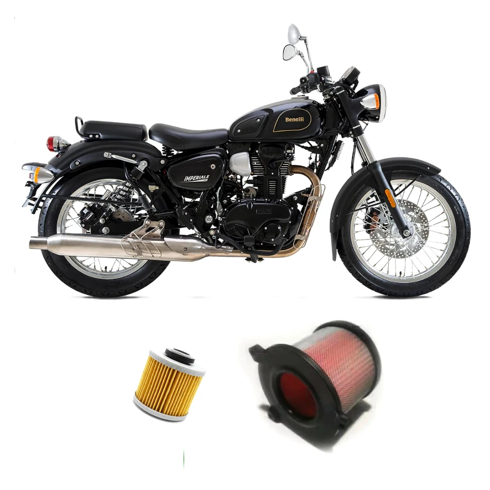 

Air Filter Element Oil Filter Motorcycle Accessories For Benelli Imperiale 400