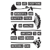 clear stamps you are everything incredible kind stamen for diy scrapbook photo album craft card 2021 new