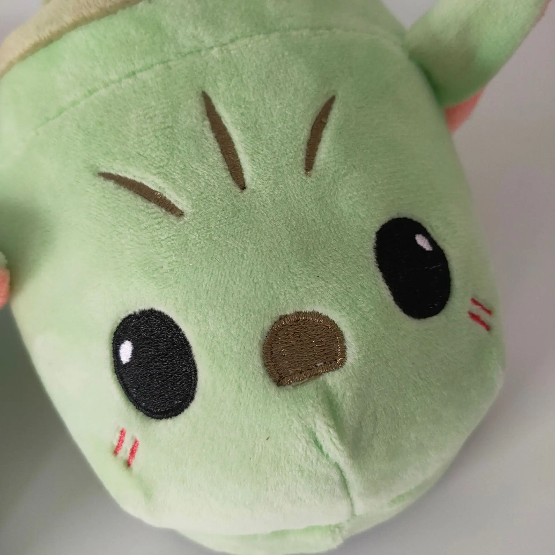 Лидер продаж детские домашние тапочки Yoda из Звездных войн зимняя теплая плюшевая