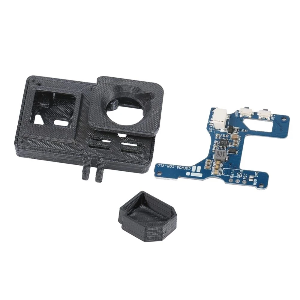 

iFlight 3D printed TPU Naked GoPro Hero 8 Case TPU with BEC Board（GH 1.25 3P connector）for ProTek25/ProTek35/Alpha C85 FPV part