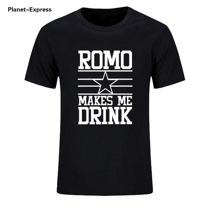 

2021 Fashion ROMO MAKES ME DRINK Printed Men T shirt Short Sleeve Casual t-shirt Hipster Pattern tees Cool Tops Plus Siz XS-XXXL