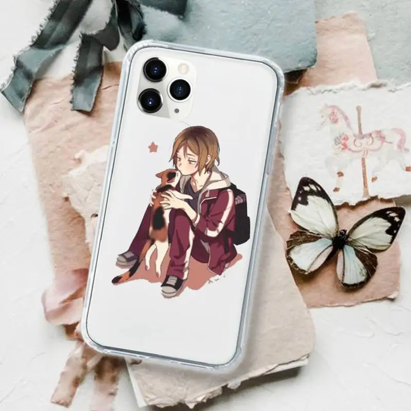 

Anime Kenma Kozume Of Haikyuu Phone Cases Transparent for iPhone 11 12 mini pro XS MAX 8 7 6 6S Plus X 5S SE 2020 XR