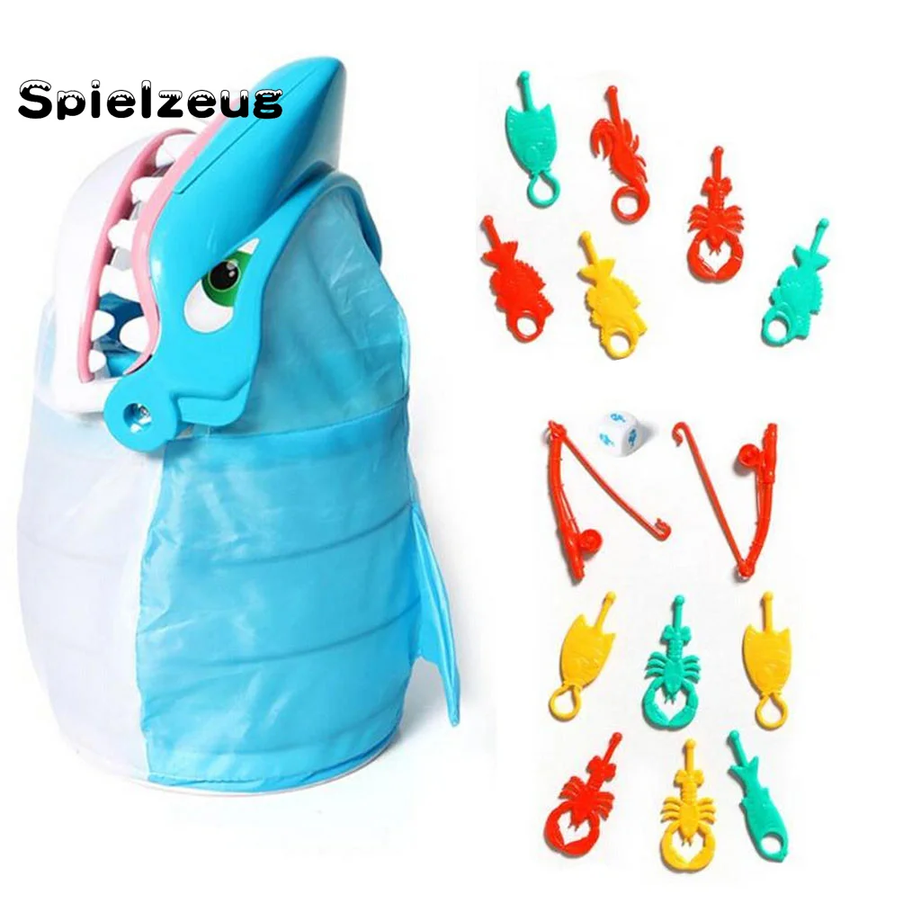 Детские игрушки Творческий большой зуб акулы собак и кошек палец Рисунок Игры