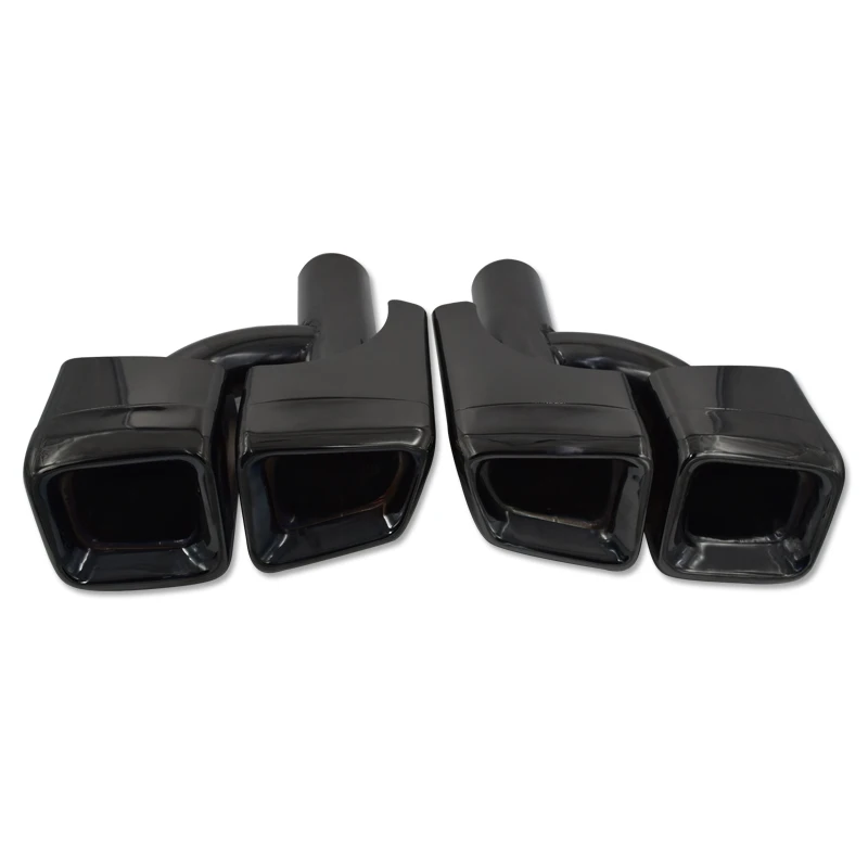 2 шт./компл. Нержавеющая сталь Тип выхлопной глушитель трубы подходит для Benz W212 W20