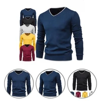 popular sweater pullover slim windproof pure color knitting sweater sweater jumper teenager sweater