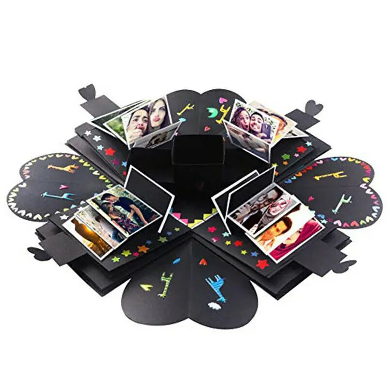 Взрывобезопасная коробка для скрапбукинга DIY Фотоальбом на годовщину креативная