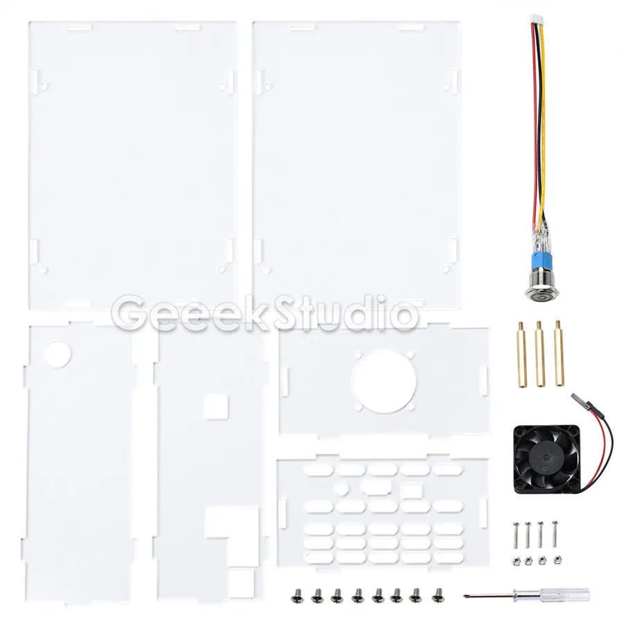 Acylic чехол источник питания для Raspberry Pi X830 V2.0 3 5 дюйма SATA Плата расширения B + (Plus) / 2 |