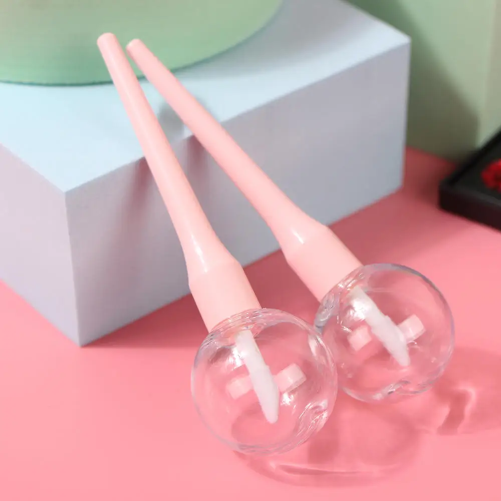 

5 pcs 6/11 ml Pink Lollipop Empty Lip Gloss Tube Mini Refillable Bottles Lips Balm Bottle Brush Container Lipgloss Tube Lipstick