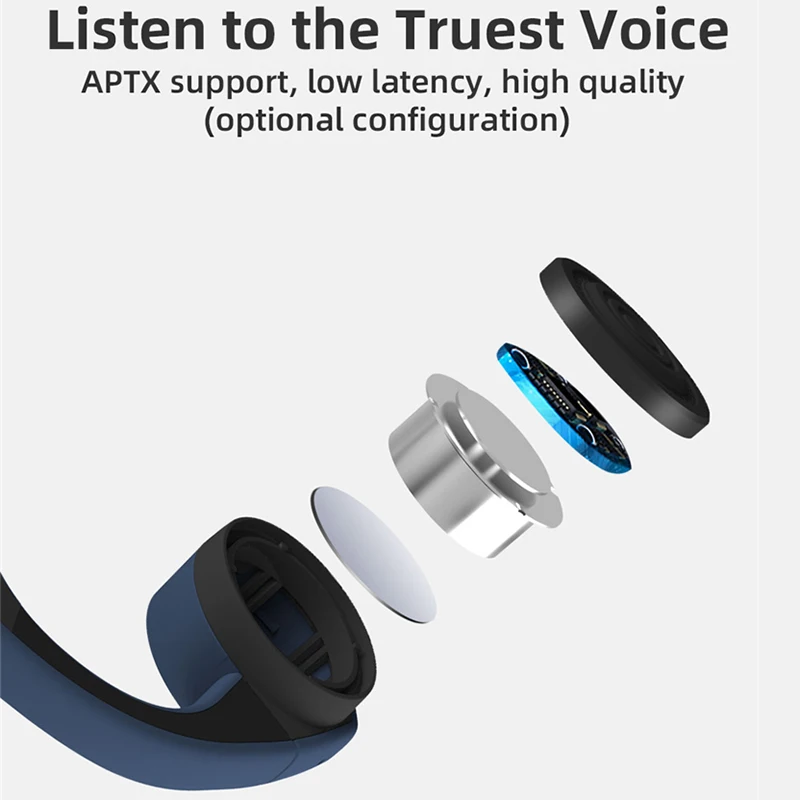 Высококачественная гарнитура с костной проводимостью Беспроводная Bluetooth 5 0