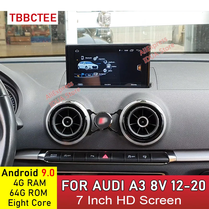 Android 9 0 8 ядер 4 + 64 ГБ для Audi A3 8V 2012 ~ 2020 MMi 2G 3G RMC Автомобильный мультимедийный плеер GPS