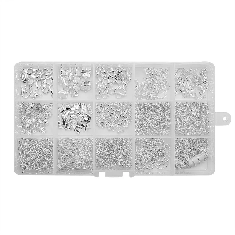 

Разнообразные серьги «сделай сам», аксессуары, материалы в коробке ручной работы