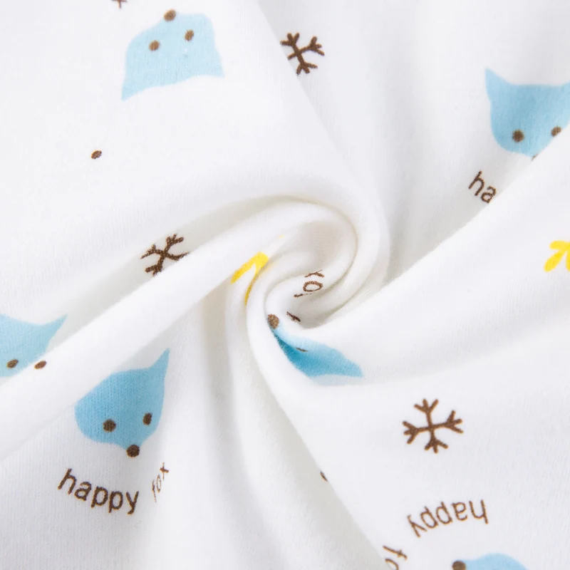 Одежда для маленьких мальчиков одежда девочек с изображением лисы новорожденных