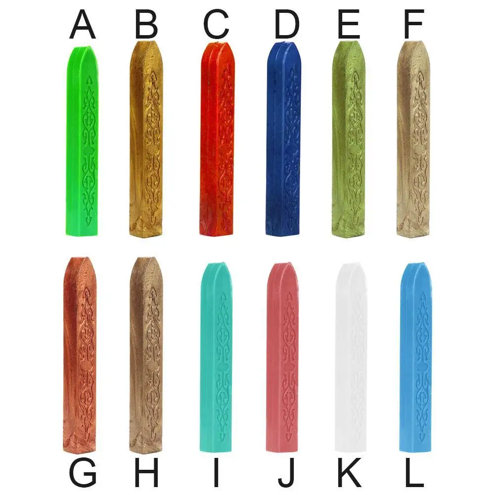 

Traditional Wax Sealing Stick For Letters Stamp Seal Envelope Candle Melting New Y0G9